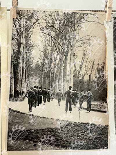 20 de marzo de 1949 - Los seleccionados españoles en Aranjuez
